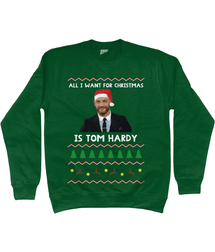 Tom Hardy Christmas Jumper Hype Jumpers